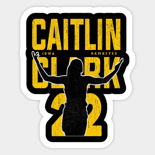 Caitlin Clark Vintage Sticker by Instocrew